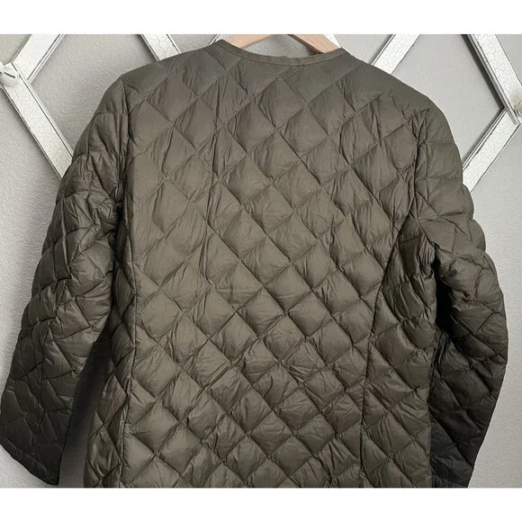 J.Jill Women's S Petite Long Lightweight Down Puffer Jacket - Picture 7 of 8